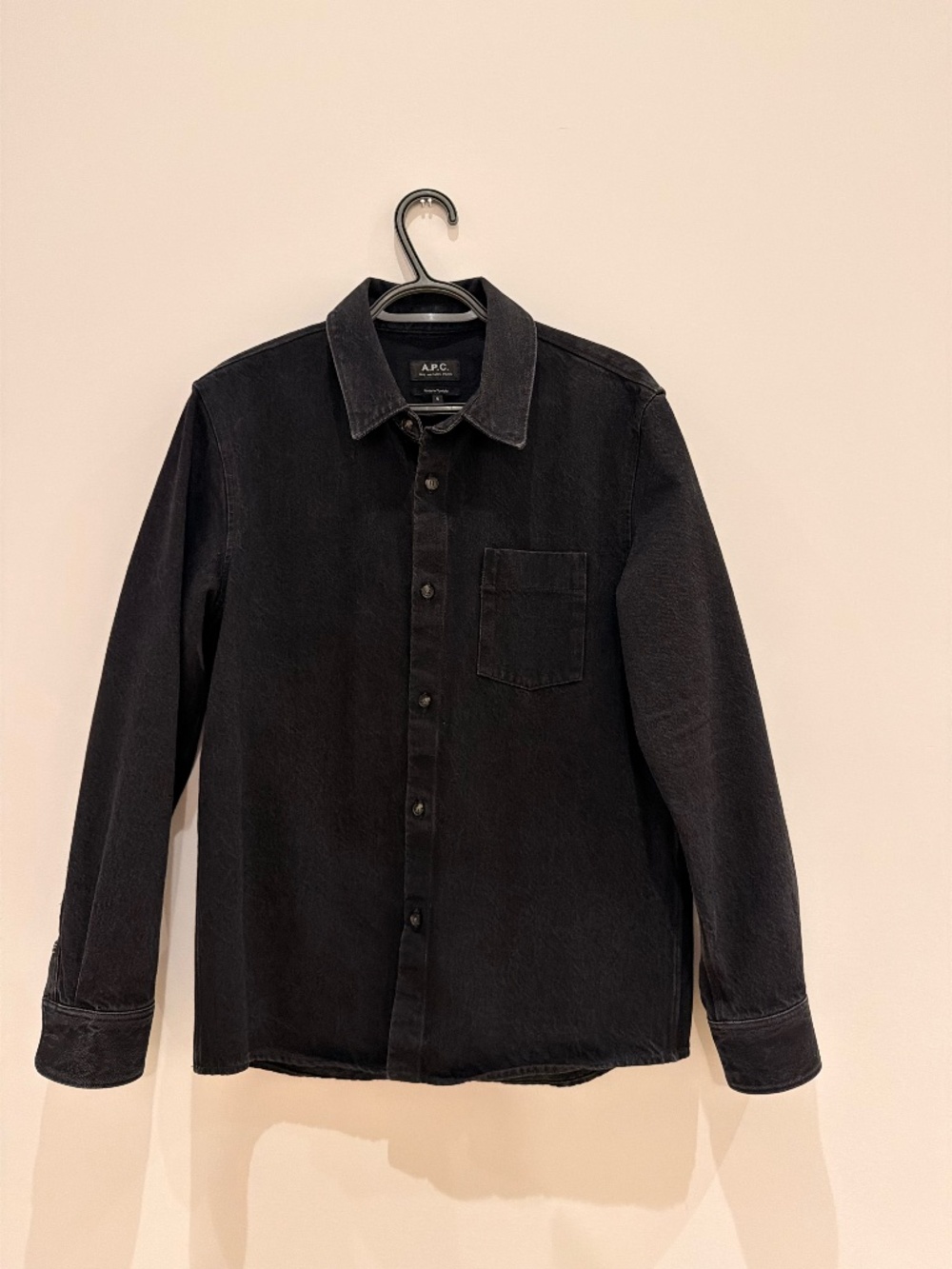 APC - Jean Jacket, Black, Size S